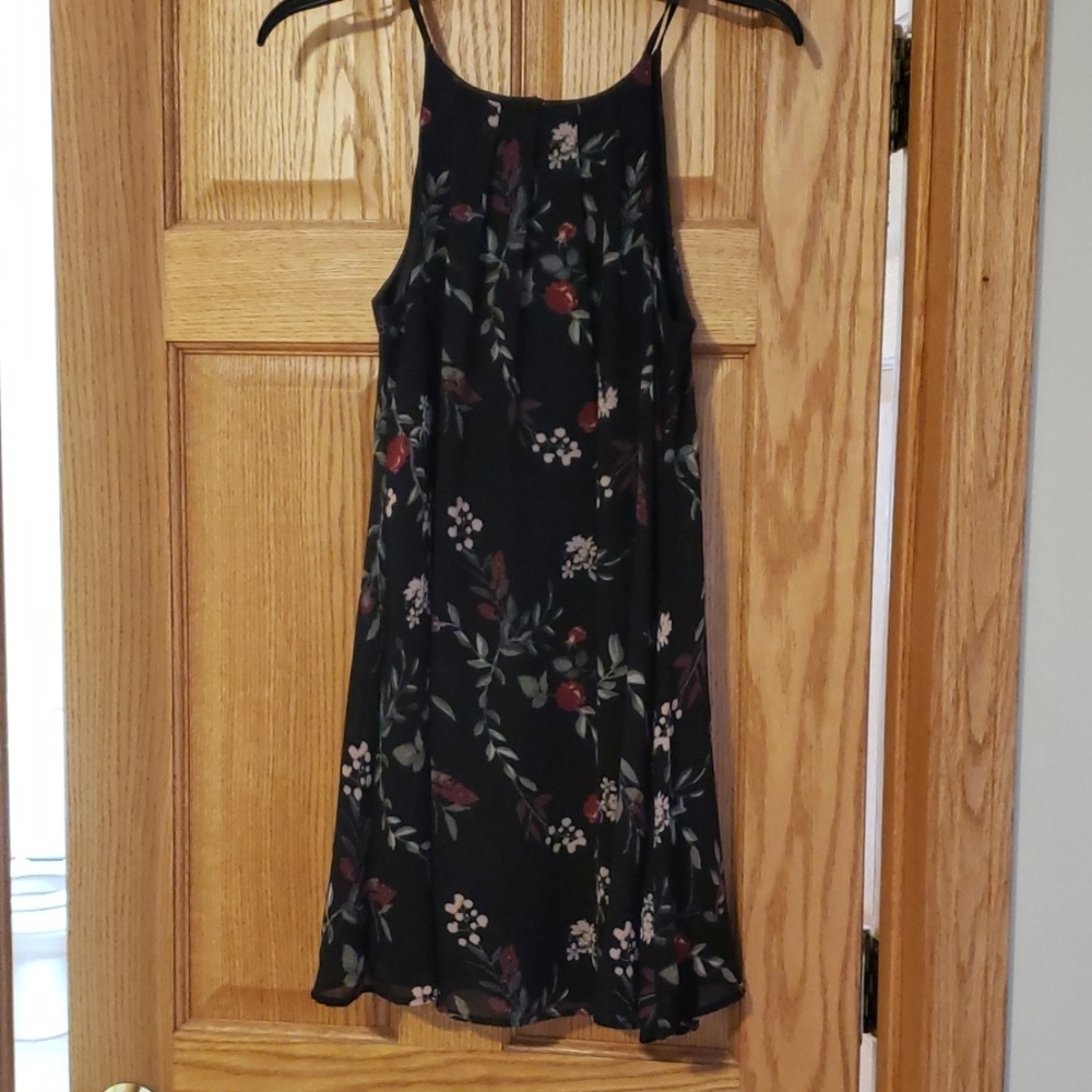Black Floral Dress